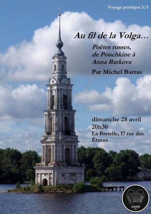 Au fil de la Volga - lecture à La Bretelle, bar associatif à Genève