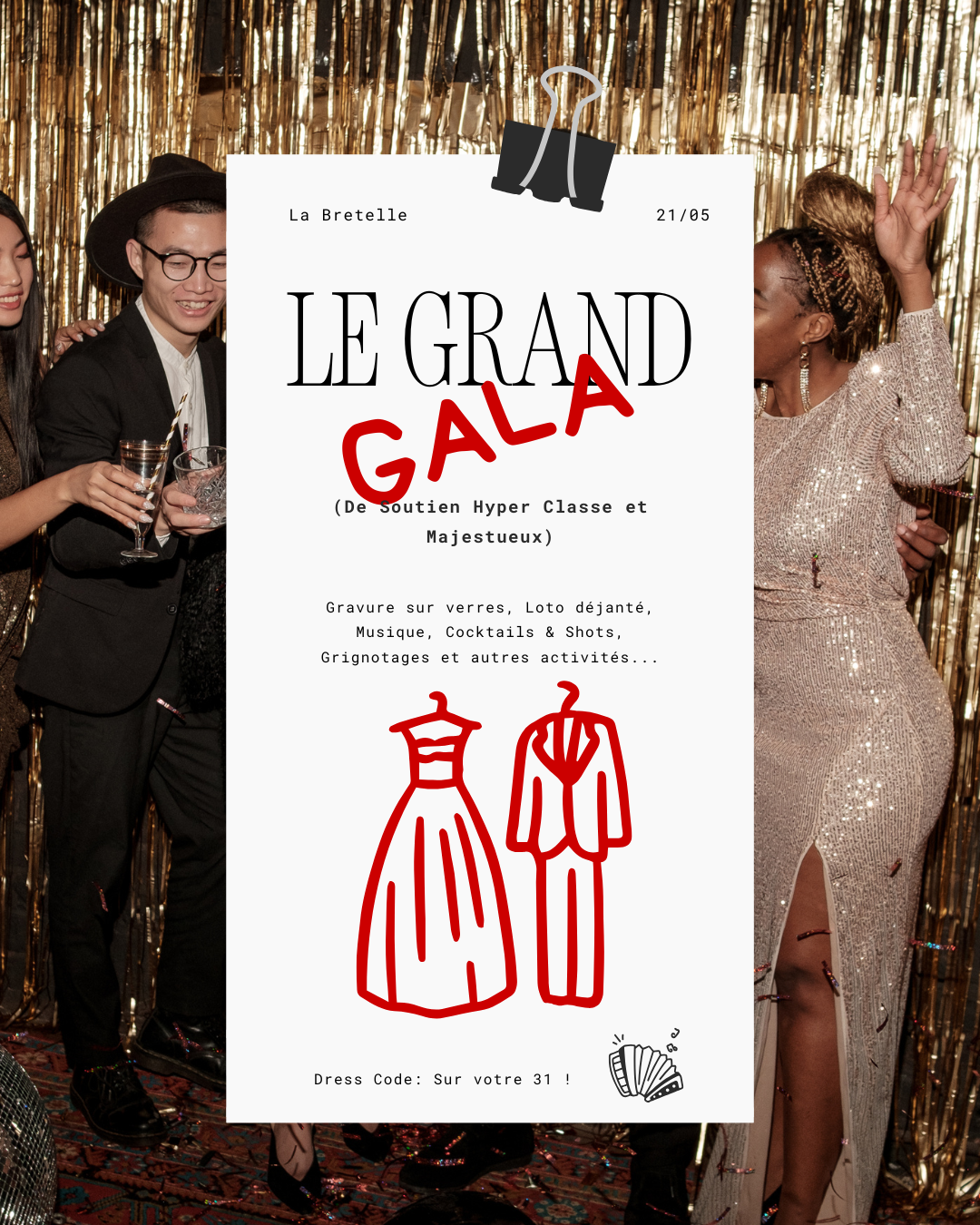 Black White and Brown Modern Gala Night Your Story (Publication Instagram (45))