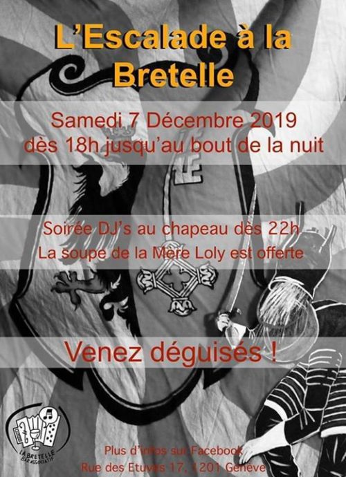 Grande soirée de l'Escalade à la Bretelle
