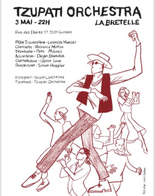 Tzupati Orchestra à La Bretelle, bar associatif à Genève