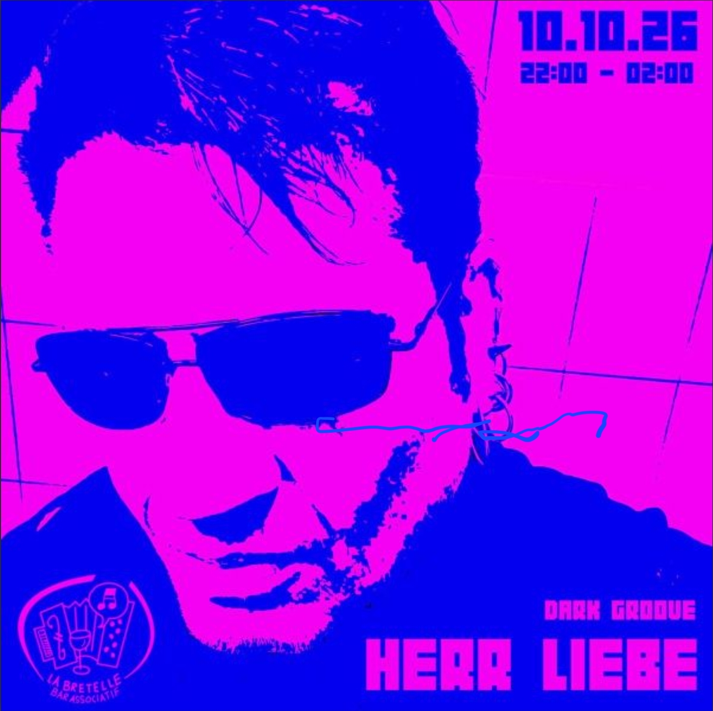 Affiche : Herr Liebe - Dark groove from Urgence Disk